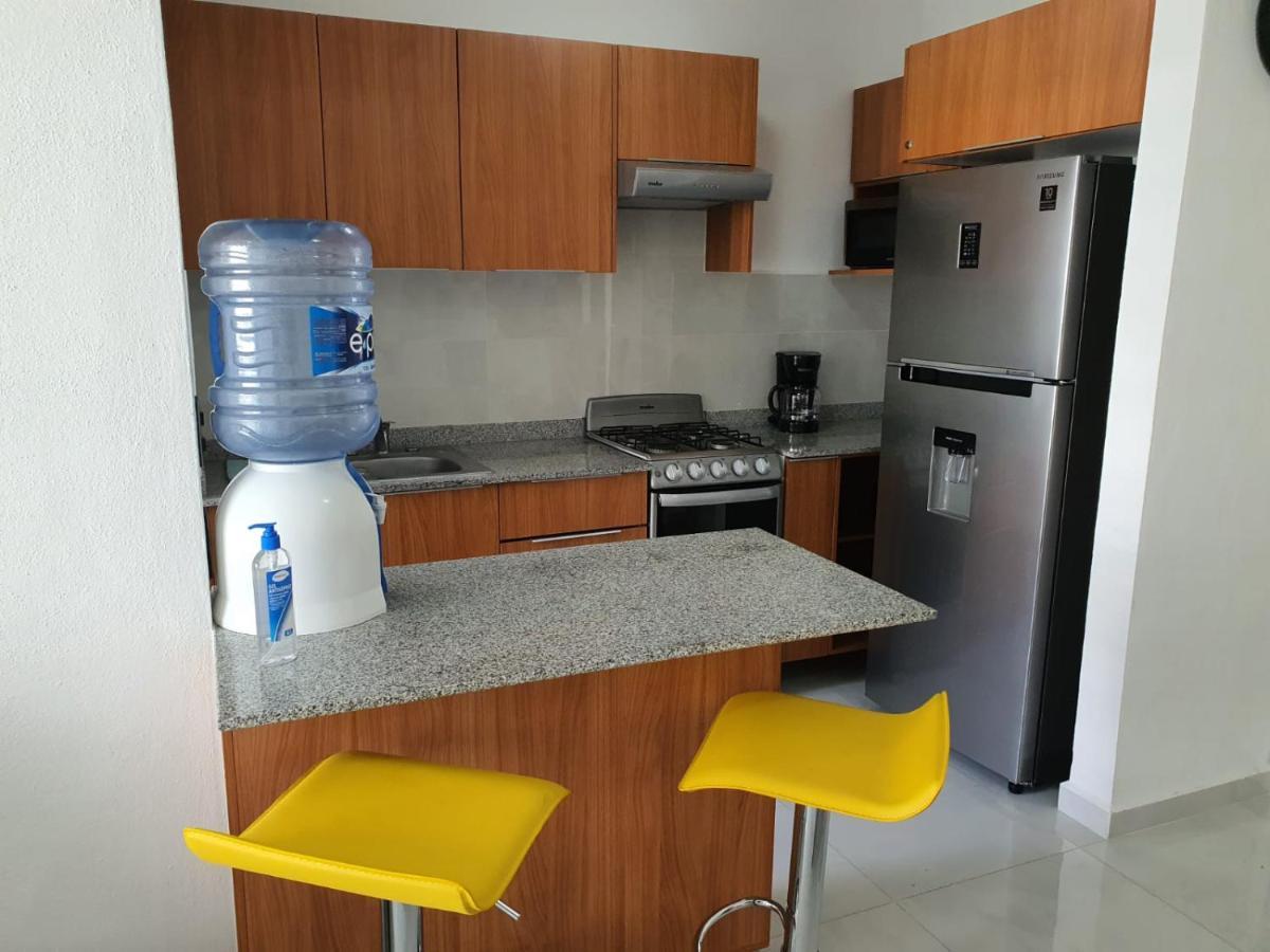 شقة Departamento De Lujo En Manzanillo, Planta Baja Frente A La Alberca المظهر الخارجي الصورة