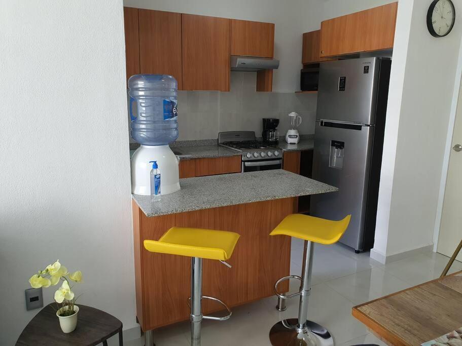 شقة Departamento De Lujo En Manzanillo, Planta Baja Frente A La Alberca المظهر الخارجي الصورة